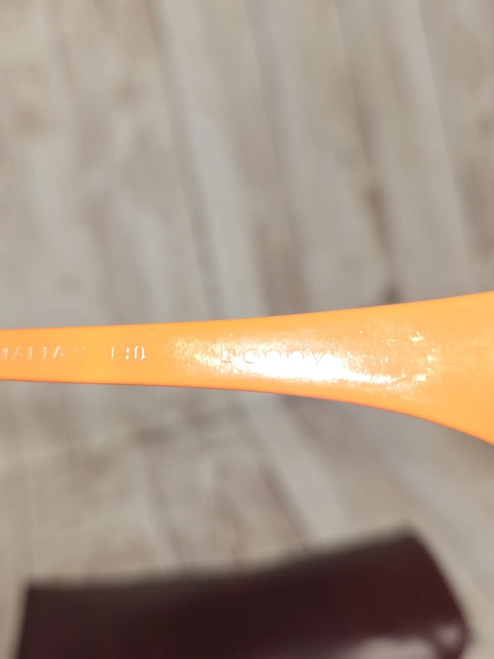 Vintage Rodenstock Bonny 130 Sunglasses Oversized Mod Orange Green Germany